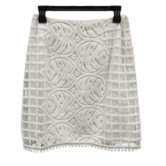 Lilly Pulitzer White Fish Print Skirt Size 4 - Picture 1 of 8